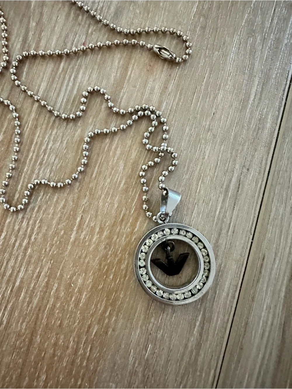 Emperor Armani Eagle Logo Pendant Necklace